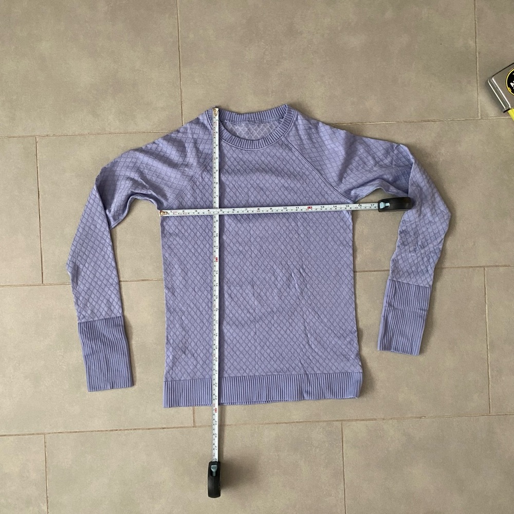 Lululemon Periwinkle Long Sleeve Top - Picture 3 of 3